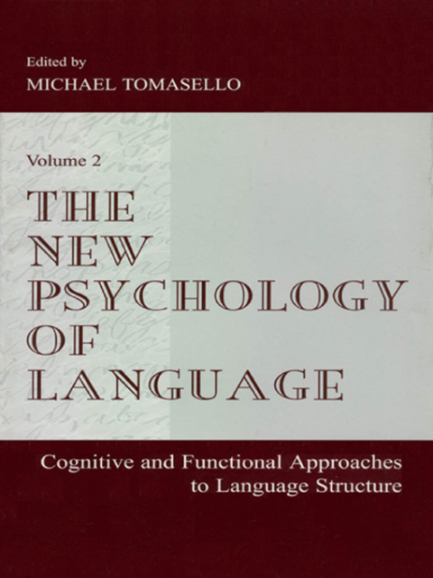 Cover image for book The New Psychology of Language