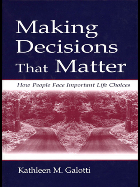 Cover image for book Making Decisions That Matter