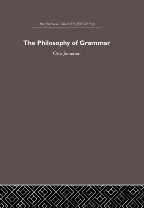 Cover image for book The Philosophy of Grammar