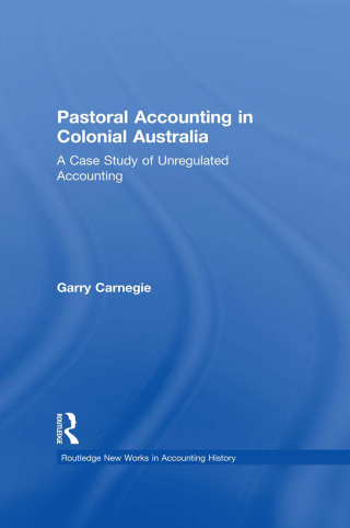 Pastoral Accounting in Colonial Australia