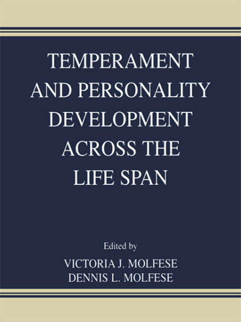 Cover image for book Temperament and Personality Development Across the Life Span