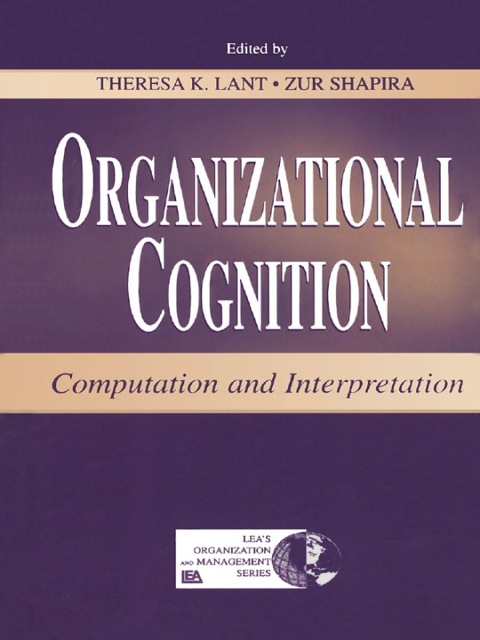 Cover image for book Organizational Cognition