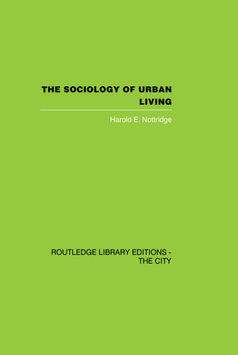 Cover image for book The Sociology of Urban Living