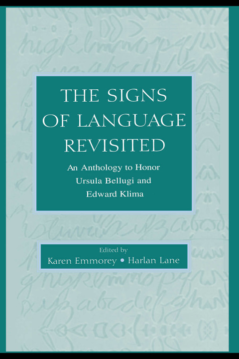 Cover image for book The Signs of Language Revisited