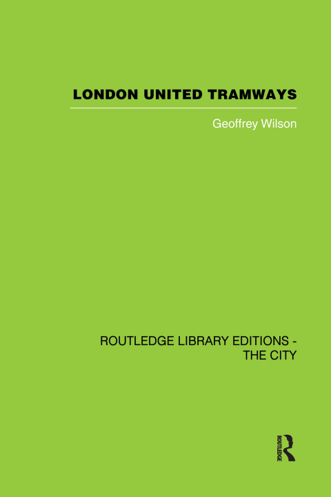 Cover image for book London United Tramways