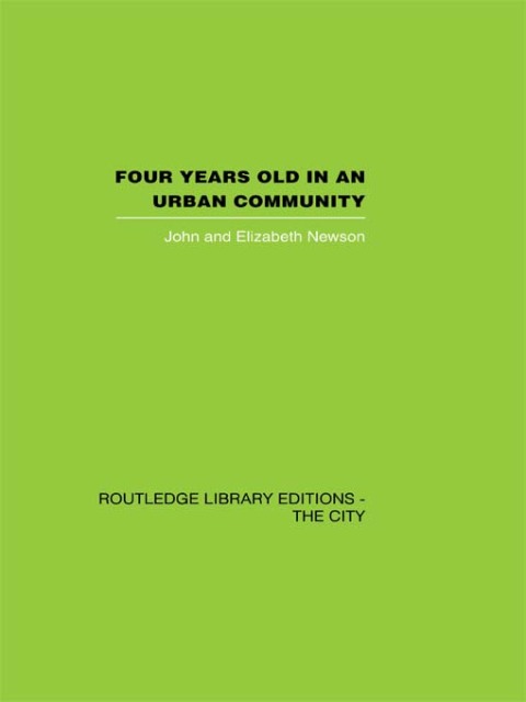 Cover image for book Four years Old in an Urban Community