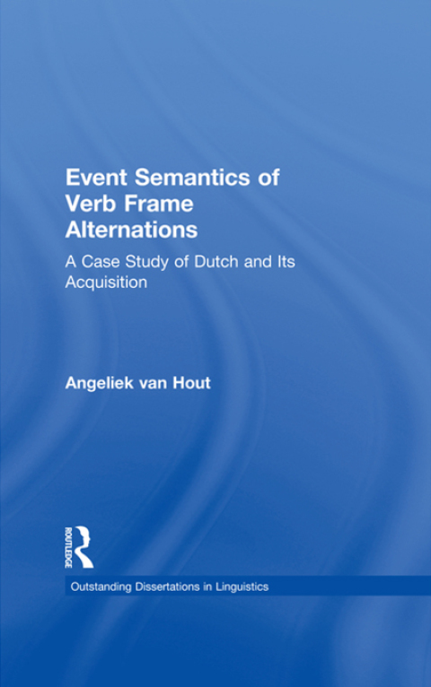 Cover image for book Event Semantics of Verb Frame Alternations