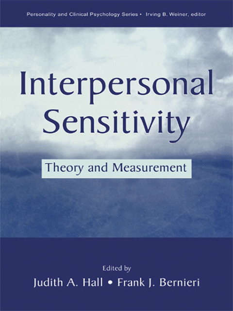 Cover image for book Interpersonal Sensitivity