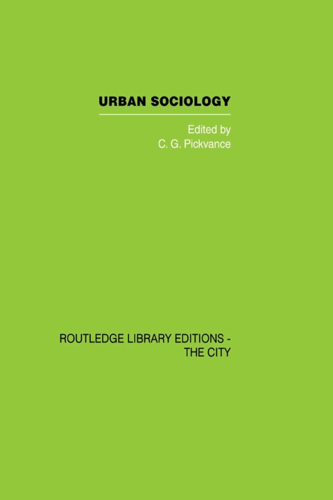 Cover image for book Urban Sociology