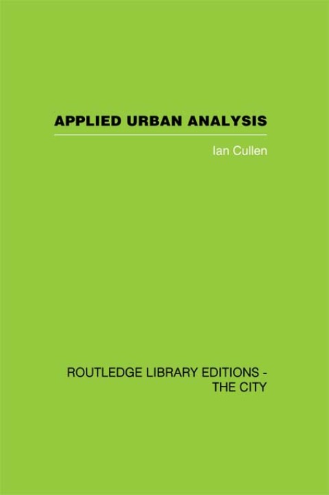 Cover image for book Applied Urban Analysis