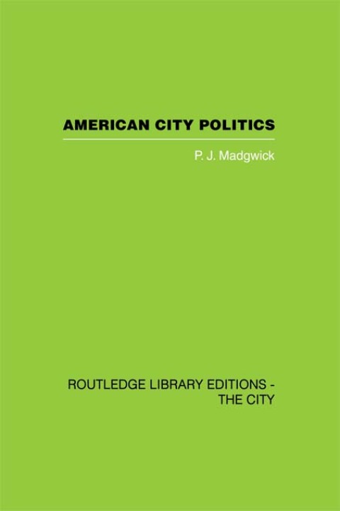 Cover image for book American City Politics