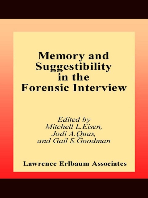 Cover image for book Memory and Suggestibility in the Forensic Interview
