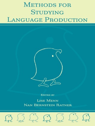 Methods for Studying Language Production