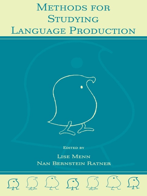 Cover image for book Methods for Studying Language Production