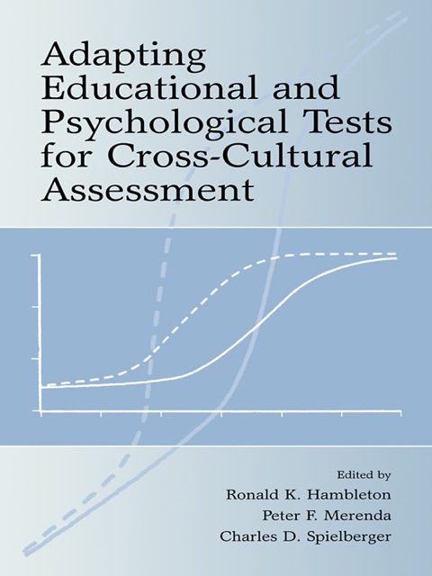Cover image for book Adapting Educational and Psychological Tests for Cross-Cultural Assessment