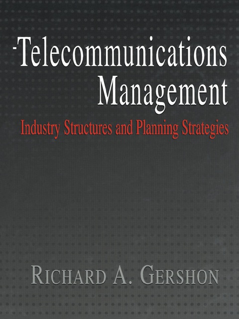 Cover image for book Telecommunications Management