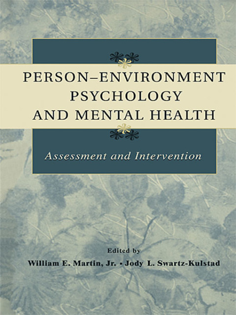 Cover image for book Person-Environment Psychology and Mental Health