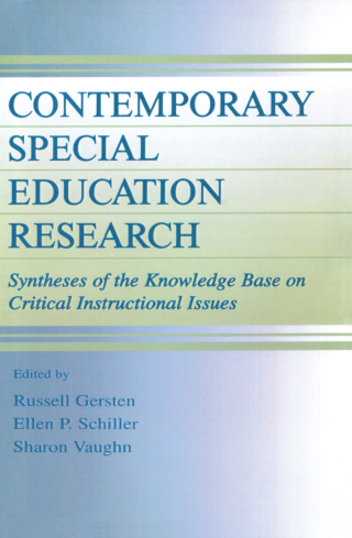 Contemporary Special Education Research