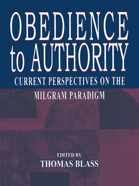 Cover image for book Obedience to Authority