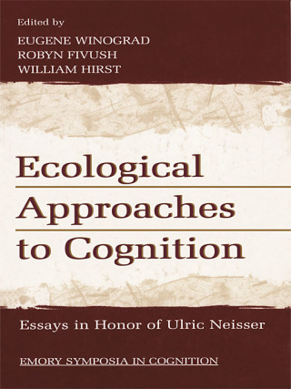 Ecological Approaches to Cognition
