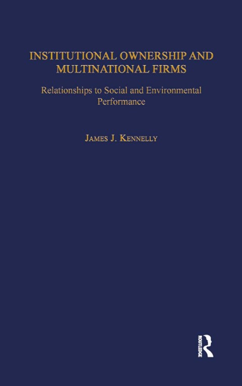 Cover image for book Institutional Ownership and Multinational Firms