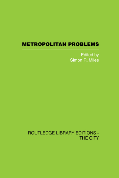 Cover image for book Metropolitan Problems