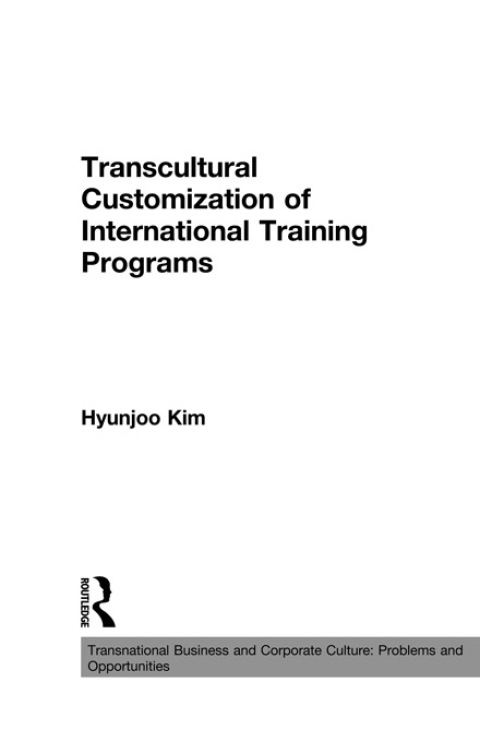 Cover image for book Transcultural Customization of International Training Programs