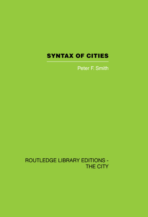 Cover image for book Syntax of Cities