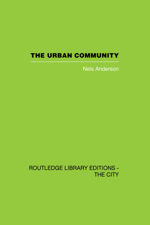 Cover image for book The Urban Community
