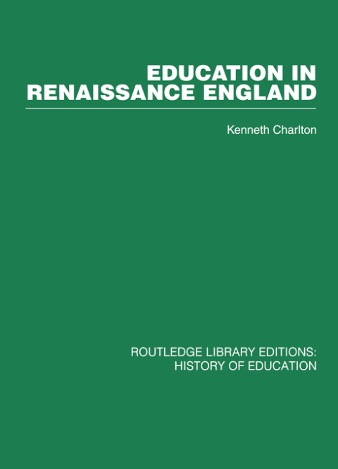 Cover image for book Education in Renaissance England