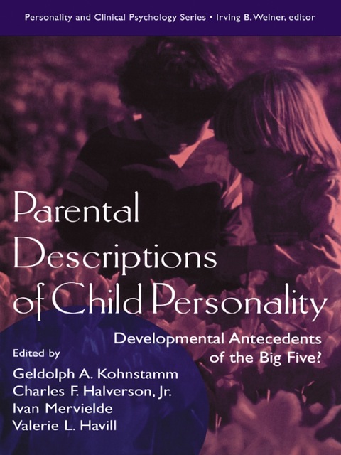 Cover image for book Parental Descriptions of Child Personality