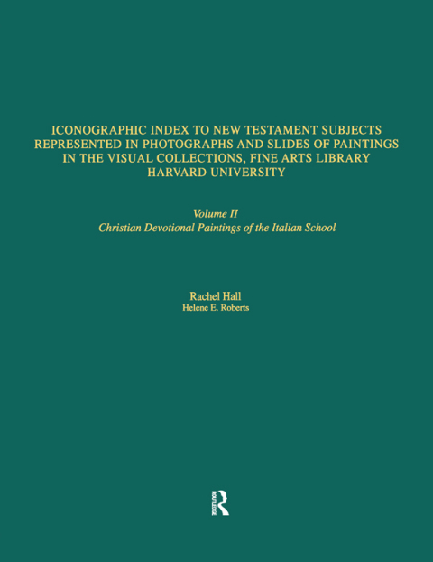 Cover image for book Iconographic Index to New Testament Subjects Represented in Photographs and Slides of Paintings in the Visual Collections, Fine Arts Library, Harvard University