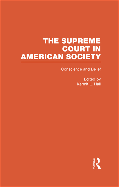 Cover image for book Conscience and Belief: The Supreme Court and Religion