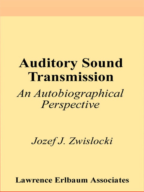 Cover image for book Auditory Sound Transmission