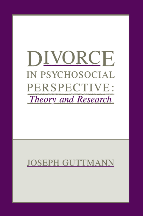 Cover image for book Divorce in Psychosocial Perspective