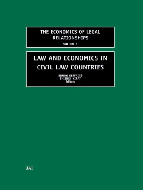 Cover image for book Law and Economics in Civil Law Countries