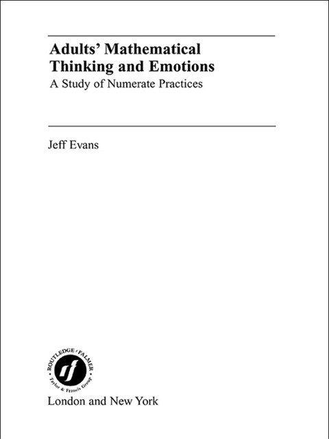 Cover image for book Adults' Mathematical Thinking and Emotions