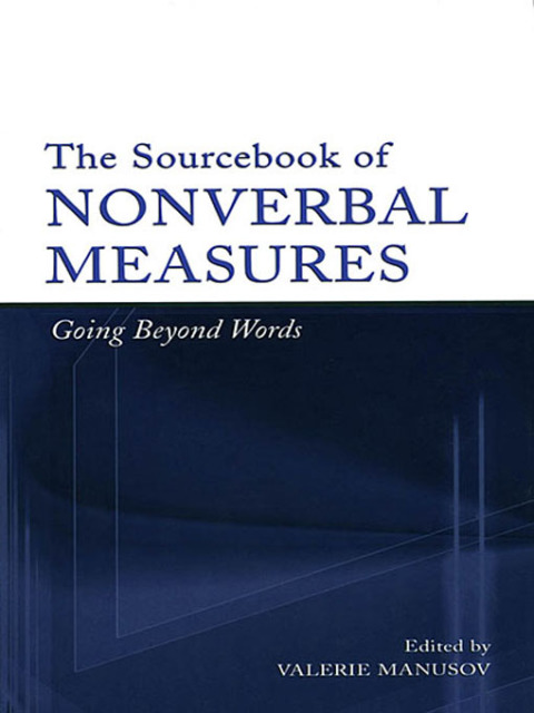 Cover image for book The Sourcebook of Nonverbal Measures