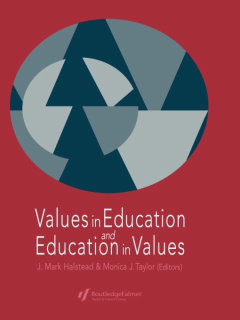 Cover image for book Values in Education and Education in Values
