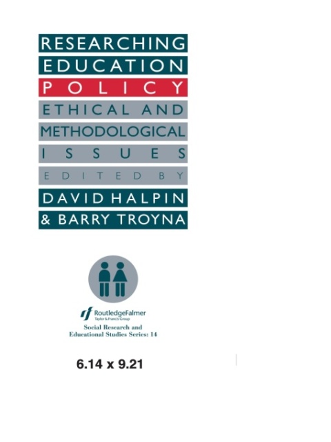 Cover image for book Researching education policy