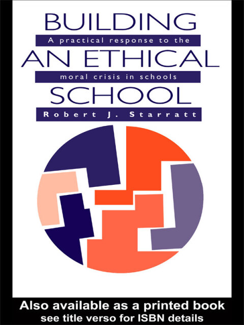 Cover image for book Building An Ethical School