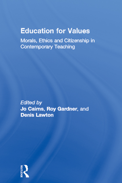 Cover image for book Education for Values