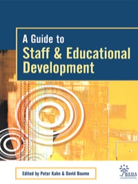 Cover image: A Guide to Staff & Educational Development 1st edition 9780749438814