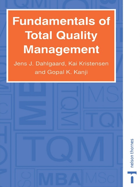 Cover image for book Fundamentals of Total Quality Management