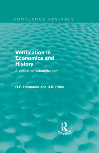 Verification in Economics and History (Routledge Revivals)