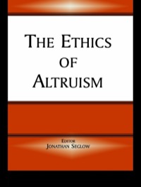Cover image: The Ethics of Altruism 1st edition 9780714684819