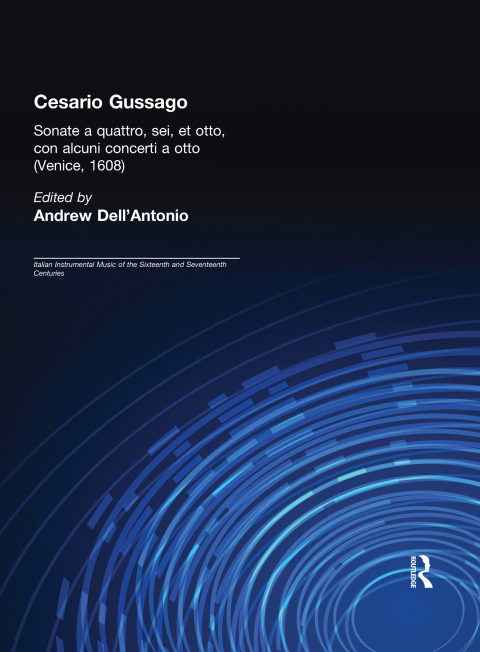 Cover image for book Cesario Gussago. Sonate a quattro, sei, et otti