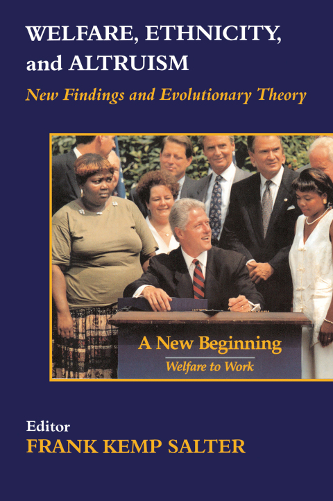 Cover image for book Welfare, Ethnicity and Altruism