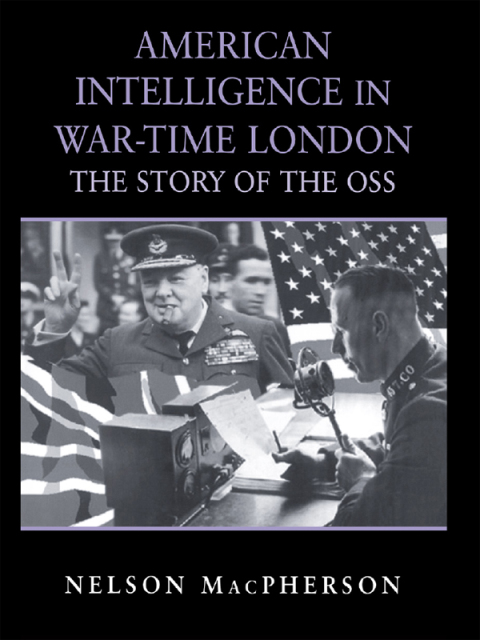 Cover image for book American Intelligence in War-time London