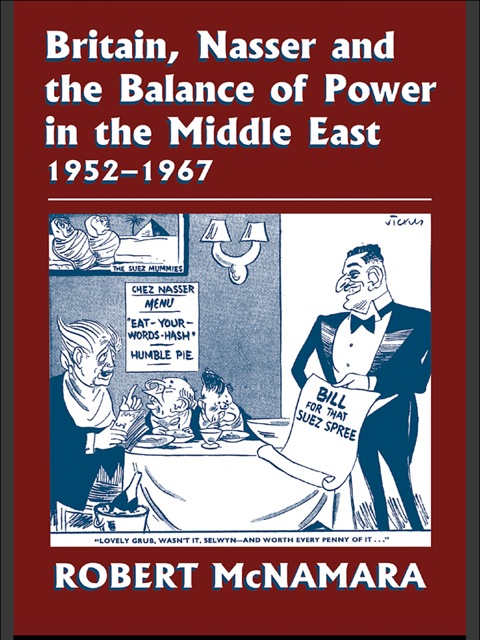 Cover image for book Britain, Nasser and the Balance of Power in the Middle East, 1952-1977